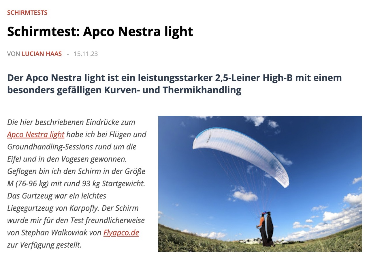 APCO Nestra Light