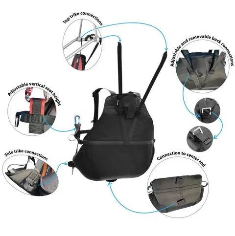 APCO Trike Passenger Harness – harness by APCO Aviation (image 4)