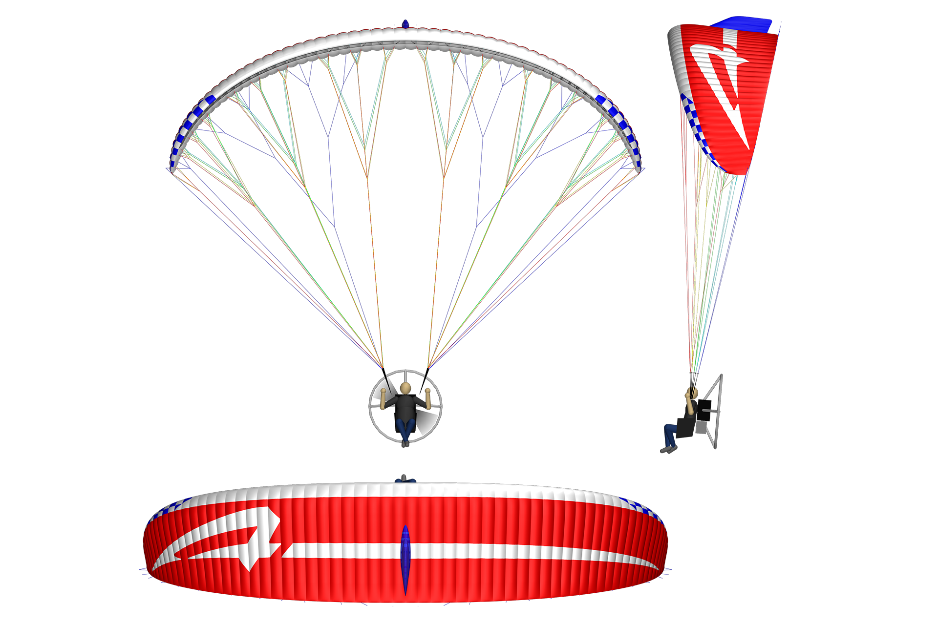 APCO F1 MKII – aile de paramoteur d'APCO Aviation en vol (image 23)