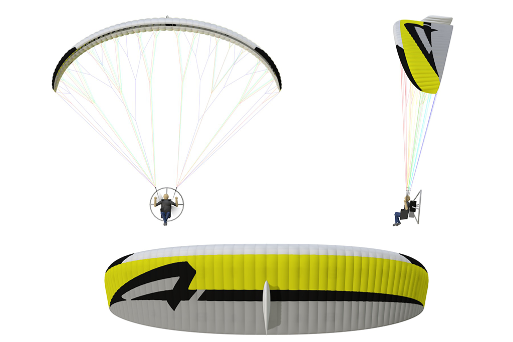 APCO F3 MKII – aile de paramoteur d'APCO Aviation en vol (image 40)