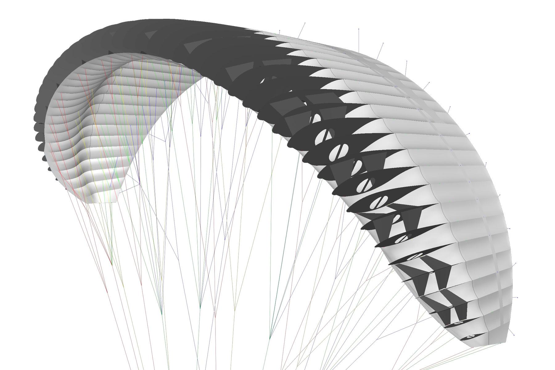 APCO Hybrid Paramotor – EN-B aile de paramoteur d'APCO Aviation en vol (image 16)