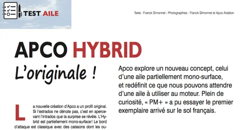 APCO Hybrid Paramotor – EN-B Motorschirm von APCO Aviation im Flug (Bild 38)