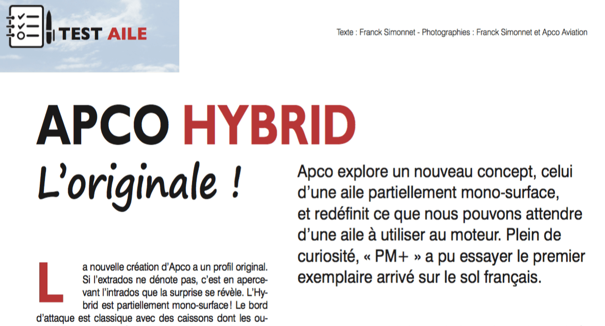 APCO Hybrid Paramotor – EN-B aile de paramoteur d'APCO Aviation en vol (image 38)