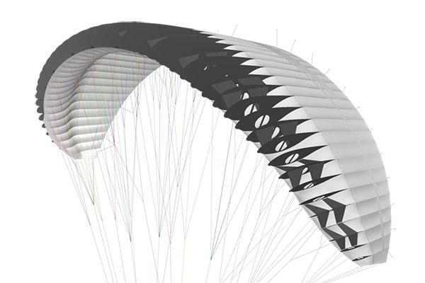 APCO Hybrid Paramotor – EN-B aile de paramoteur d'APCO Aviation en vol (image 33)