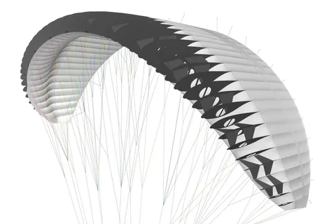 APCO Hybrid Light – EN-B paraglider by APCO Aviation in flight (image 17)