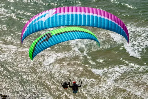APCO Karisma II Paramotor – EN-A Motorschirm von APCO Aviation im Flug (Bild 12)