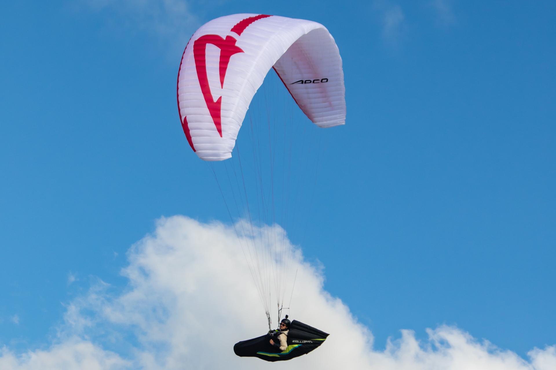 APCO Nestra Light – EN-B Gleitschirm von APCO Aviation im Flug (Bild 6)