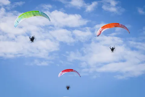 APCO NRG III – paramotor wing by APCO Aviation in flight (image 4)