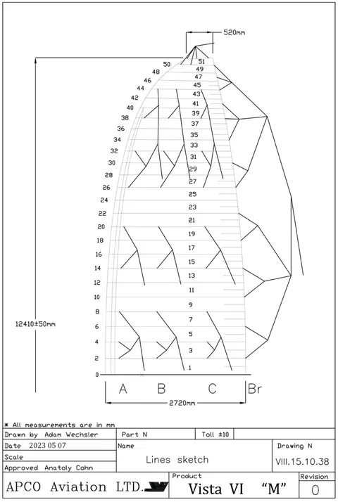 APCO Vista VI – EN-B paraglider by APCO Aviation in flight (image 32)